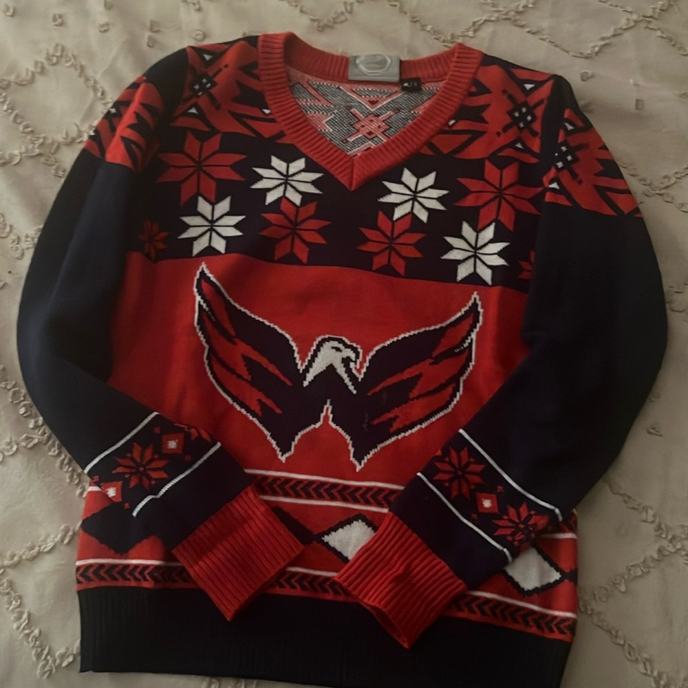 Washington Capitals Christmas sweater